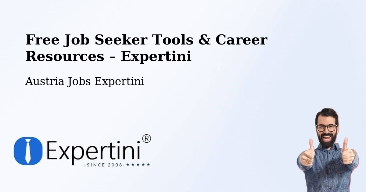 Free Job Seeker Tools & Career Resources – Markt Neuhodis - Markt Neuhodis, Austria Jobs Expertini